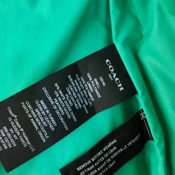 [BUNJANG] Coach Schott Collaboration Padded Vest / 코치 Schott 콜라보 패딩 베스트 (정품)