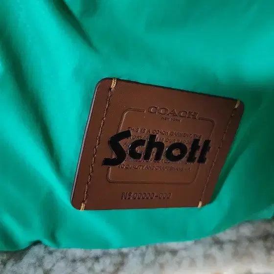 [BUNJANG] Coach Schott Collaboration Padded Vest / 코치 Schott 콜라보 패딩 베스트 (정품)