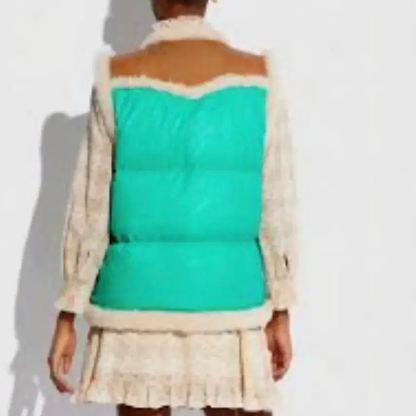 [BUNJANG] Coach Schott Collaboration Padded Vest / 코치 Schott 콜라보 패딩 베스트 (정품)