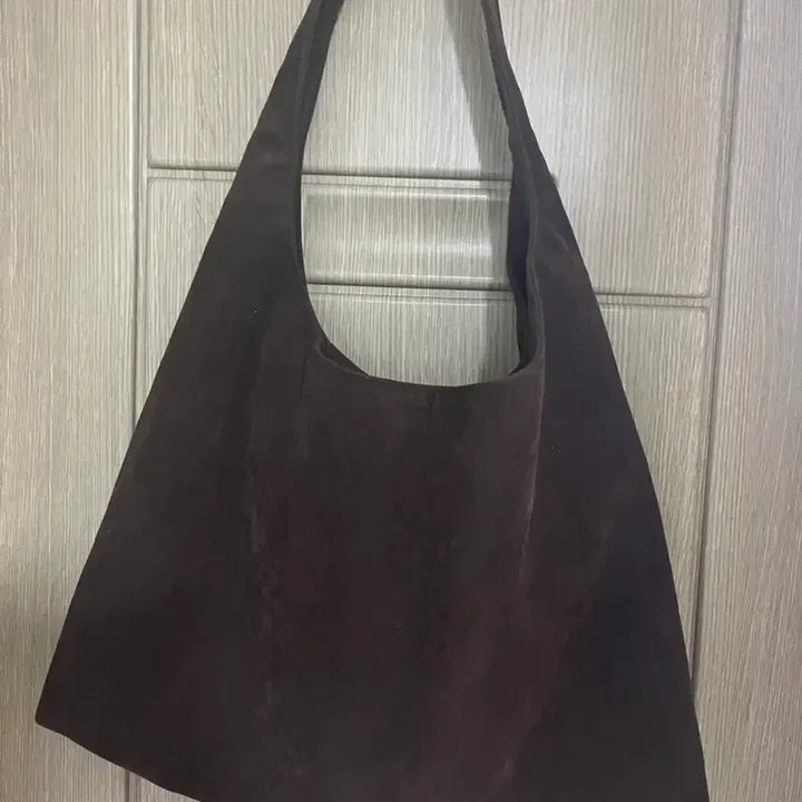 [BUNJANG] Vasil Brown Suede Shoulder Bag / Vasil 바질 브라운 숄더백