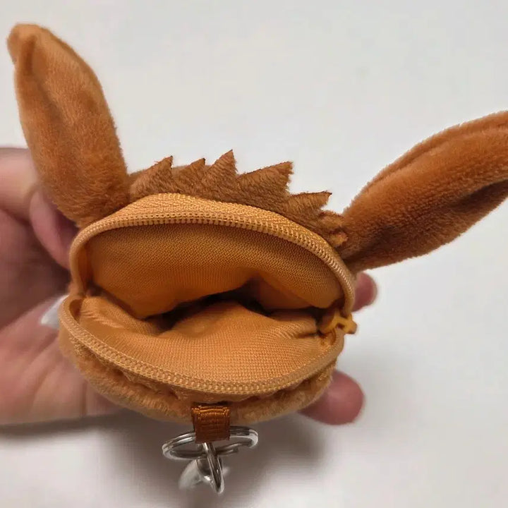 [BUNJANG] Pokemon Eevee Face Plush Keychain / 포켓몬스터 이브이 얼굴 인형 키링