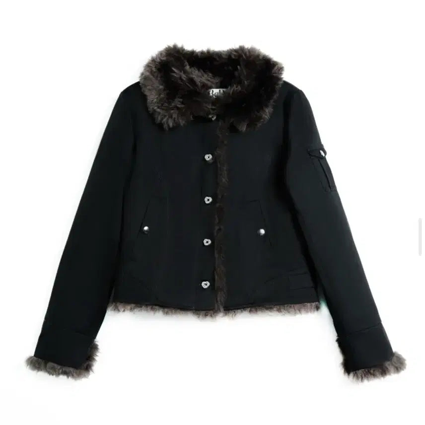 [BUNJANG] BeDevil Soft Fur Cotton Jacket / 비데블 BeDevil 소프트 퍼 코튼 자켓 원가 219,000