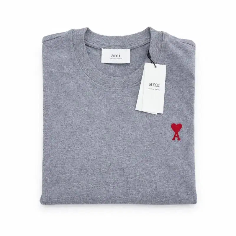 [BUNJANG] Ami Heart Logo Long Sleeve T-Shirt / 아미 하트 로고 포인트 롱슬리브 티셔츠