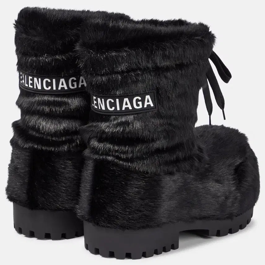 [BUNJANG] Balenciaga Alaska Ski Fur Boots Black / 발렌시아가 알래스카 스키 퍼 부츠 블랙 릭오웬스