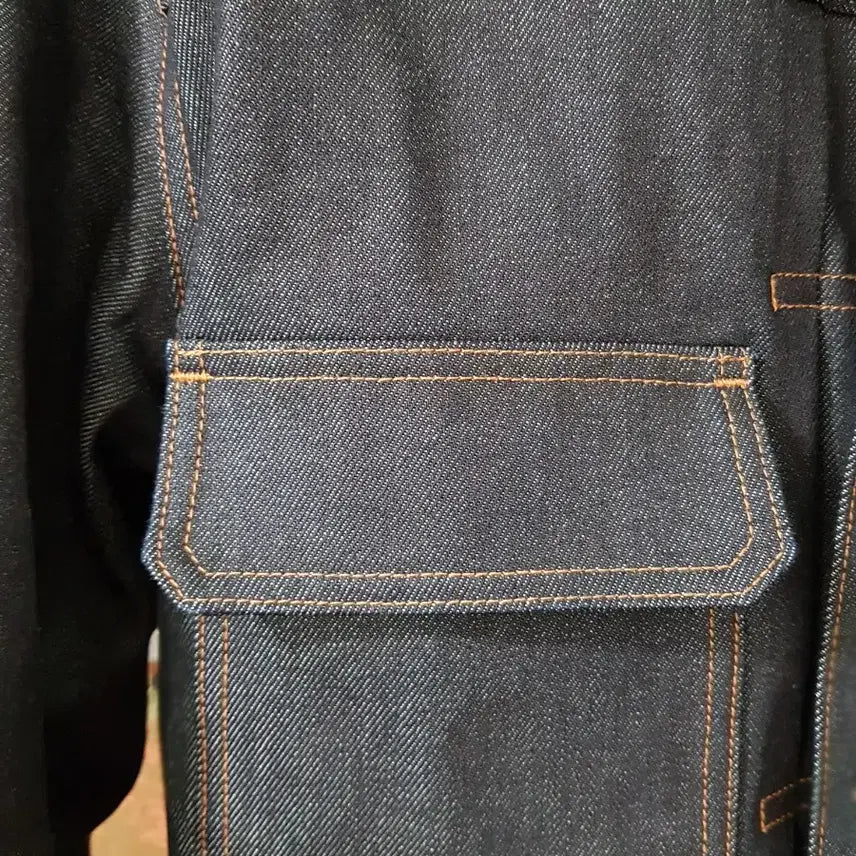 [BUNJANG] A.P.C. VESTE PLUS FM Denim Jacket / 아페쎄 A.P.C VESTE PLUS FM 프릭스토어 별주 데님 자켓