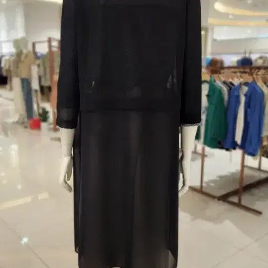 [BUNJANG] Diluciano Black Long Cardigan Jacket (Size 77-88) / 디루치아노 블랙 롱 가디건형 자켓 스타일77~88