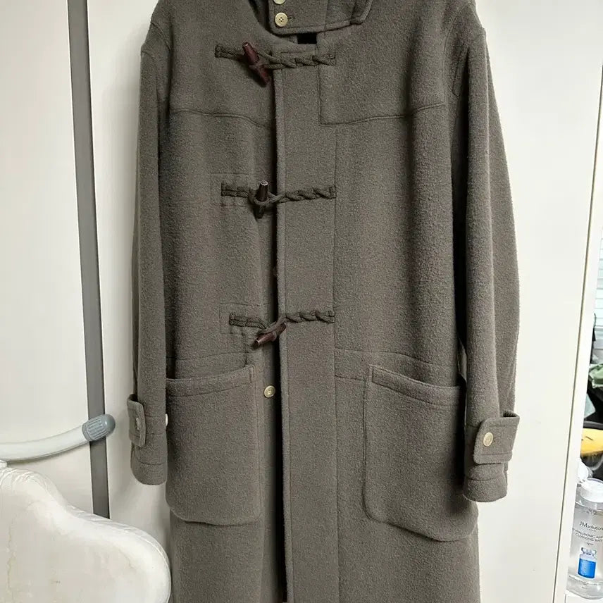 [BUNJANG] Brownyard 24FW Duffle Coat (Olive Gray) Size 5 / 브라운야드 24fw 더플 코트 (올리브그레이) 5사이즈