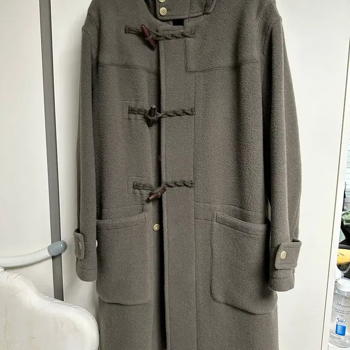 [BUNJANG] Brownyard 24FW Duffle Coat (Olive Gray) Size 5 / 브라운야드 24fw 더플 코트 (올리브그레이) 5사이즈