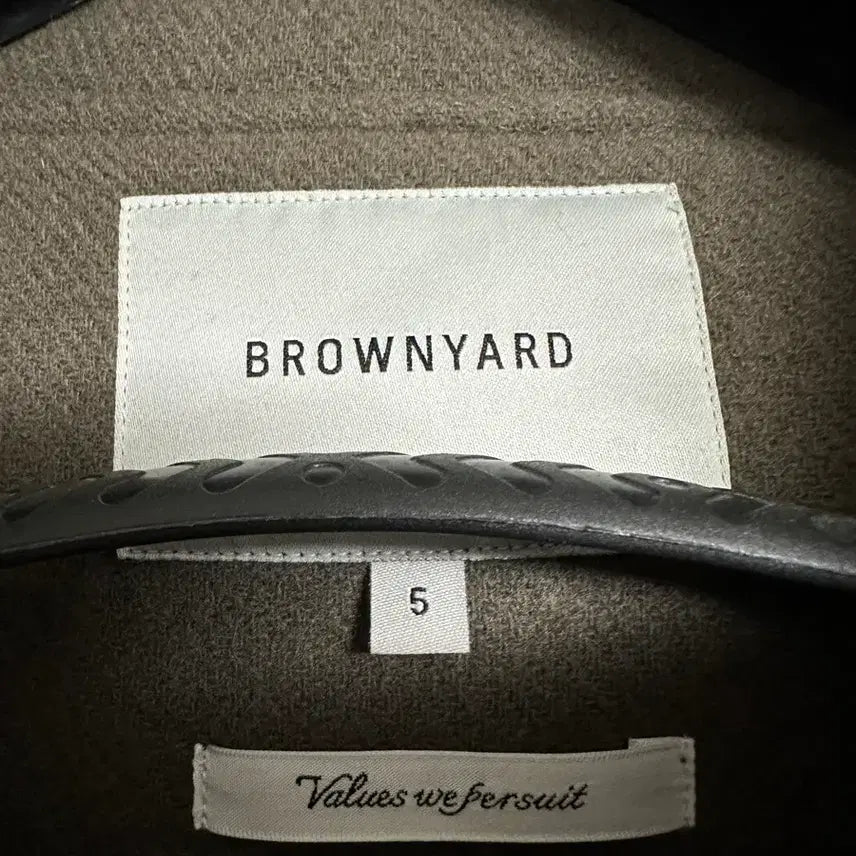 [BUNJANG] Brownyard 24FW Duffle Coat (Olive Gray) Size 5 / 브라운야드 24fw 더플 코트 (올리브그레이) 5사이즈