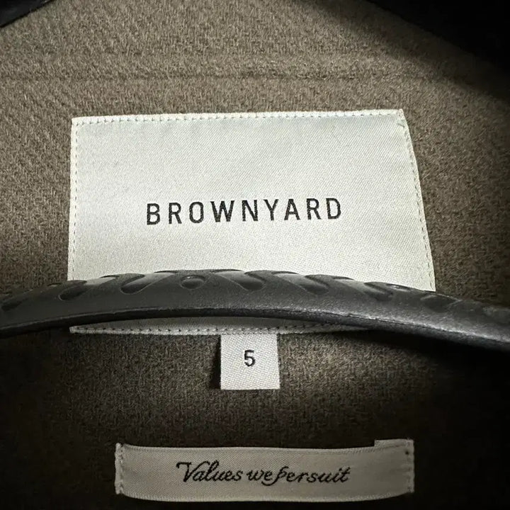 [BUNJANG] Brownyard 24FW Duffle Coat (Olive Gray) Size 5 / 브라운야드 24fw 더플 코트 (올리브그레이) 5사이즈