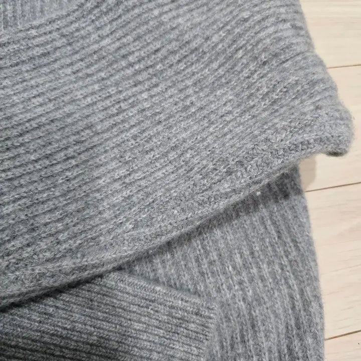[BUNJANG] mimiwor Fine Wool Zip-up Furry Gray / 미미워 mimiwor 파인울 집업 퍼기 그레이