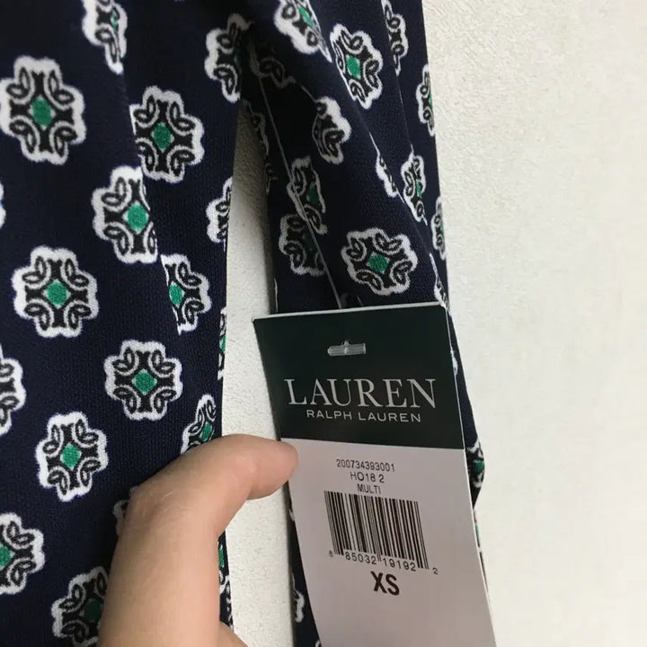 [SOLD OUT] 새상품 랄프로렌폴로 패턴 원피스 xs