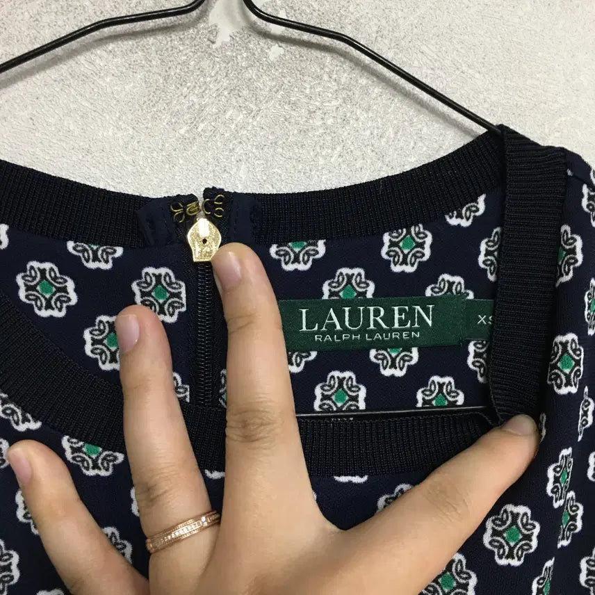 [SOLD OUT] 새상품 랄프로렌폴로 패턴 원피스 xs