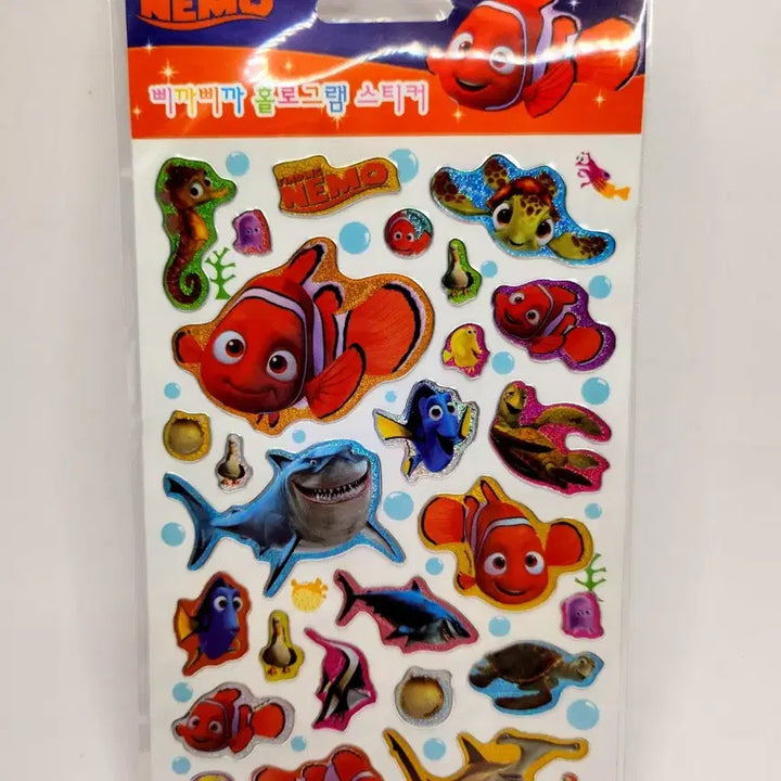 [BUNJANG] Disney Nemo Hologram Sticker / [고전문구] 2011 디즈니 니모 홀로그램 스티커