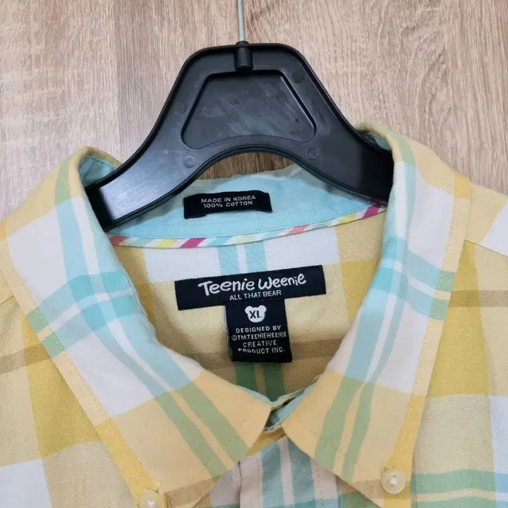 [BUNJANG] Teenie Weenie Checkered Shirt - XL Size / 티니위니 체크셔츠