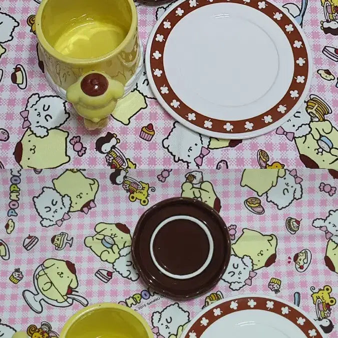 [BUNJANG] Pom Pom Purin Pudding Mug Cup / 고전 폼폼푸린 푸딩 머그컵