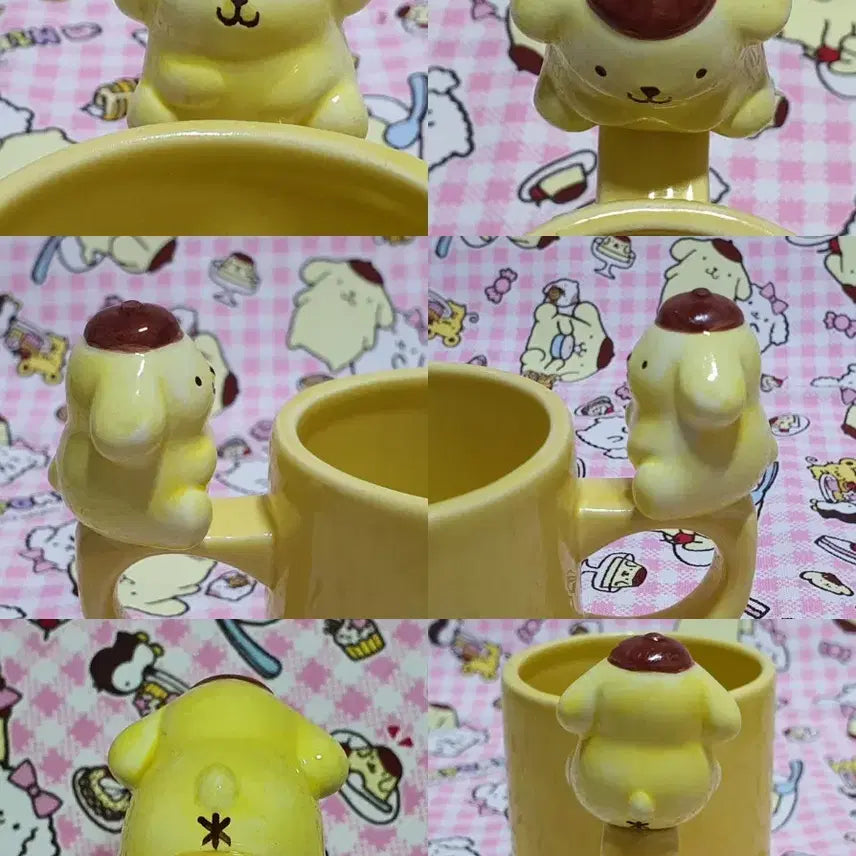 [BUNJANG] Pom Pom Purin Pudding Mug Cup / 고전 폼폼푸린 푸딩 머그컵