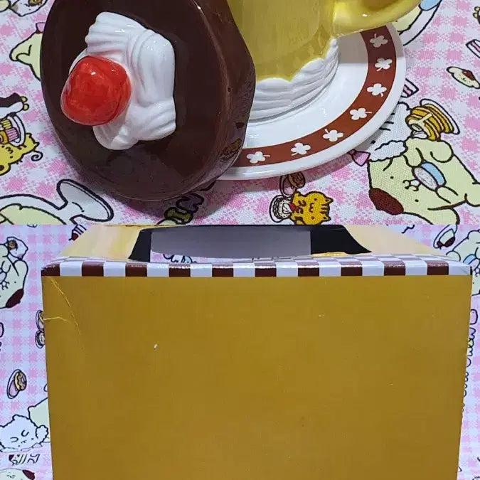 [BUNJANG] Pom Pom Purin Pudding Mug Cup / 고전 폼폼푸린 푸딩 머그컵