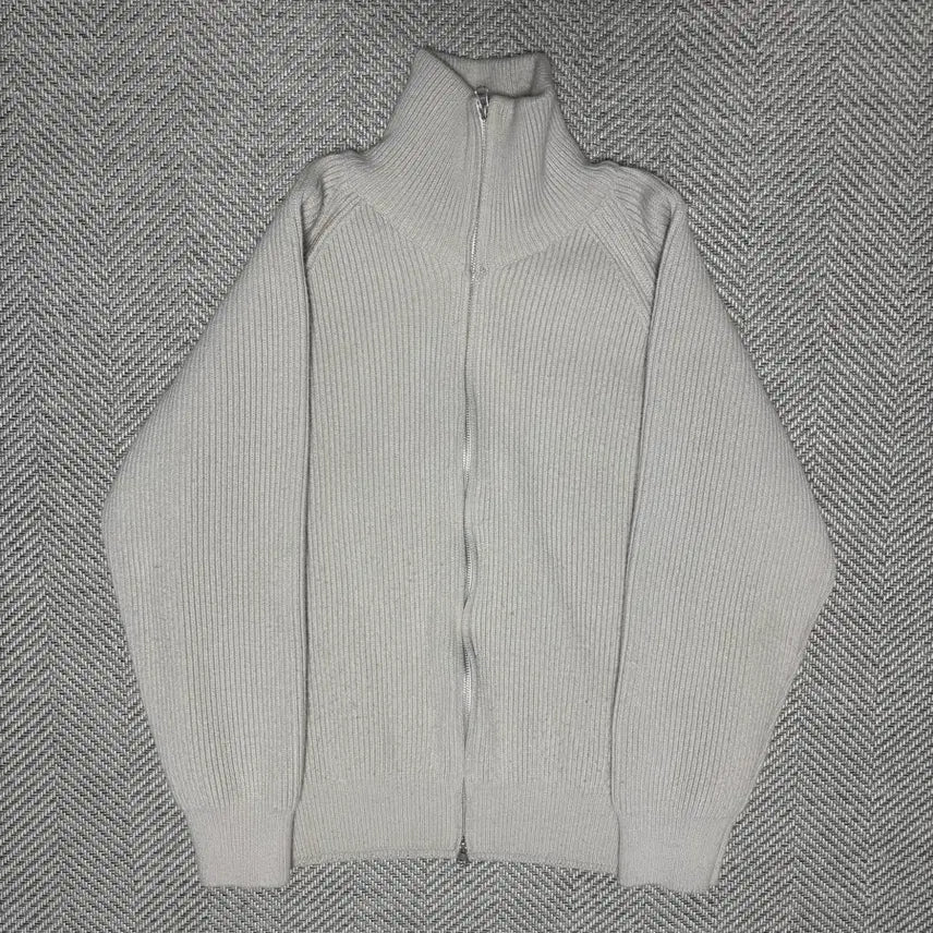 [SOLD OUT] 니틀리 리브드 집업 가디건 XL