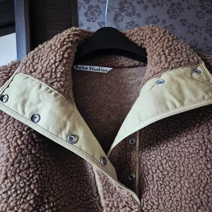 [BUNJANG] Acne Studios Brown Fleece Jacket / 아크네 스튜디오 브라운 뽀글이 플리스 자켓
