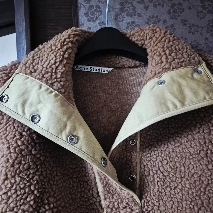 [BUNJANG] Acne Studios Brown Fleece Jacket / 아크네 스튜디오 브라운 뽀글이 플리스 자켓