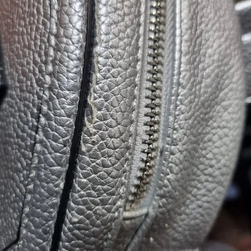 [BUNJANG] Steve Madden Silver Circular Crossbody Bag / 스티브 매든 실버 사죽 원형크로스 가방