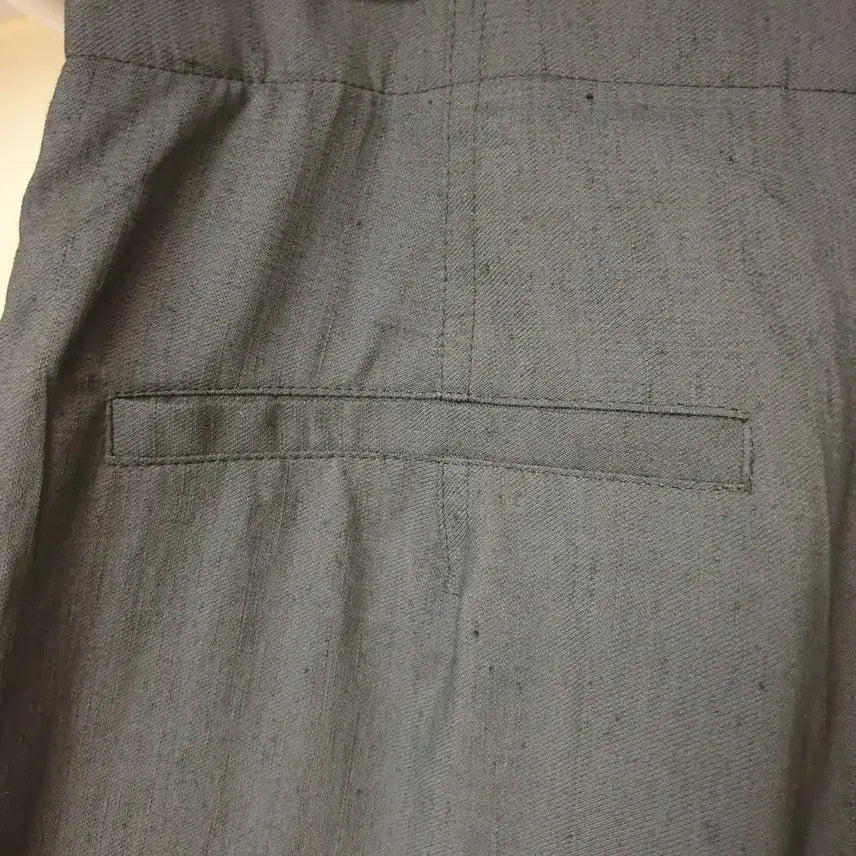 [BUNJANG] LANVIN COLLECTION Linen Blend Two-Tuck Wide Pants / 한섬 LANVIN COLLECTION 랑방컬렉션 린넨혼방 투턱 와이드팬츠