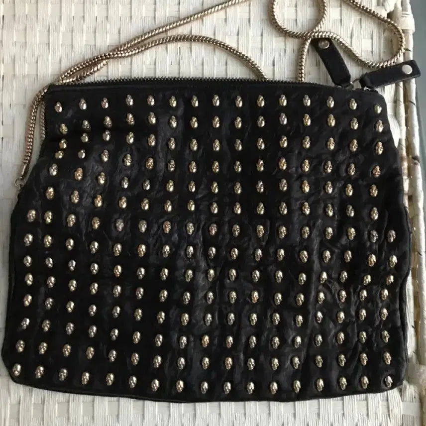 [BUNJANG] Thomas Wylde Skull Studded Chain Clutch Bag / Thomas Wylde 스컬 스터드 체인