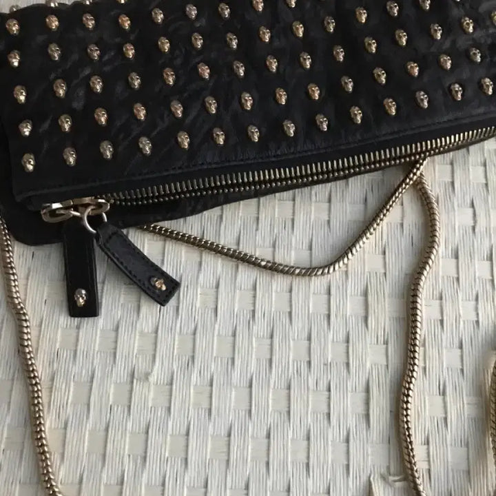 [BUNJANG] Thomas Wylde Skull Studded Chain Clutch Bag / Thomas Wylde 스컬 스터드 체인