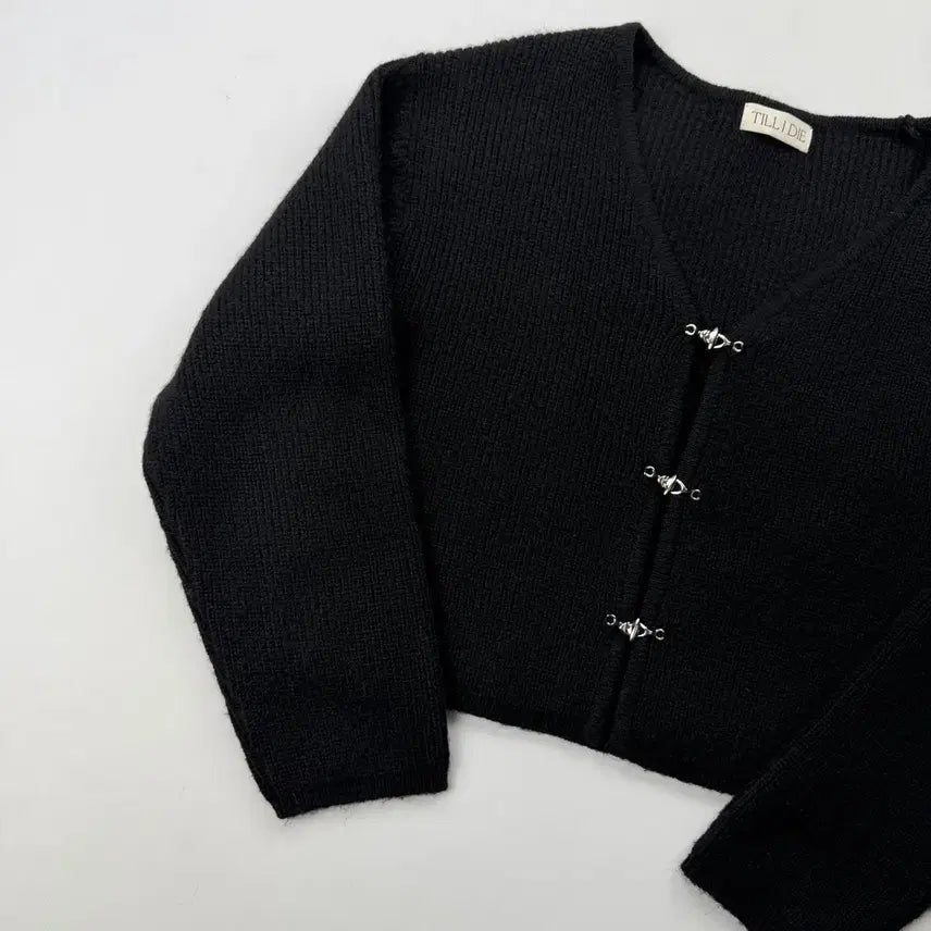 [BUNJANG] Tilda Dye V-Neck Wool Cardigan / 틸아이다이 버클 디테일 v넥 울 가디건