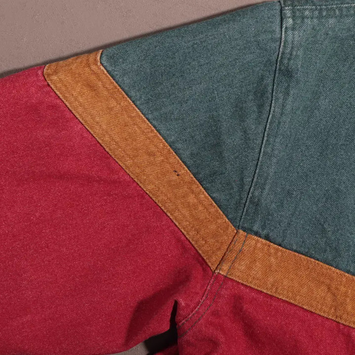[BUNJANG] Vintage Denim Zip-Up Coat / 일본빈티지 히피 데님 집업코트 C233
