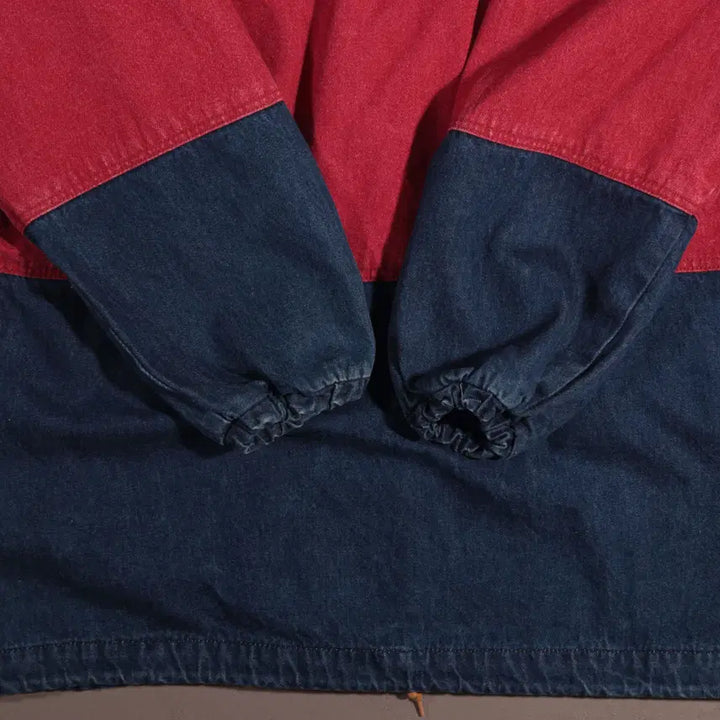 [BUNJANG] Vintage Denim Zip-Up Coat / 일본빈티지 히피 데님 집업코트 C233