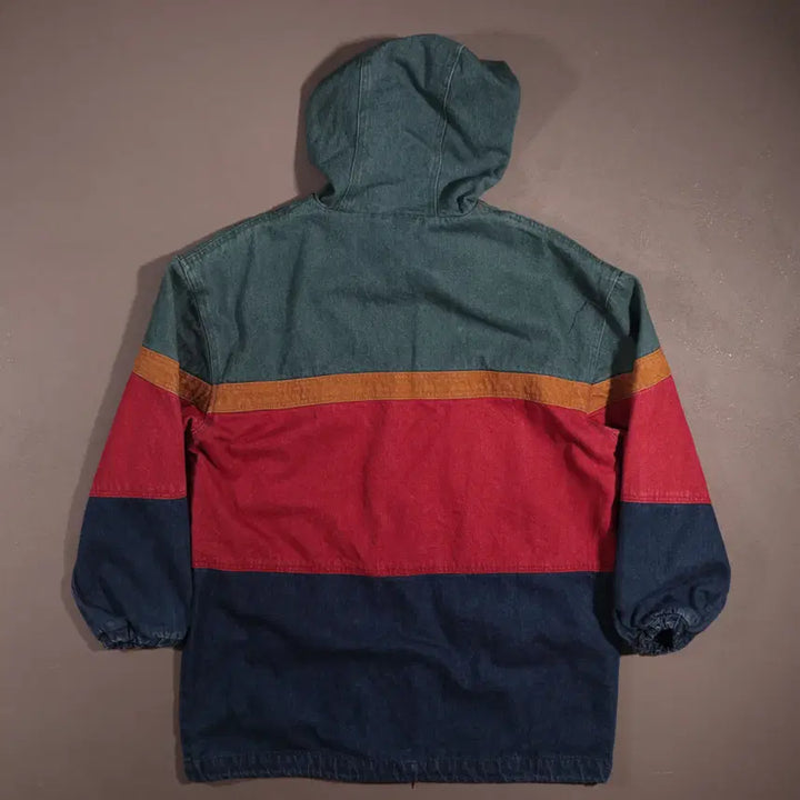 [BUNJANG] Vintage Denim Zip-Up Coat / 일본빈티지 히피 데님 집업코트 C233