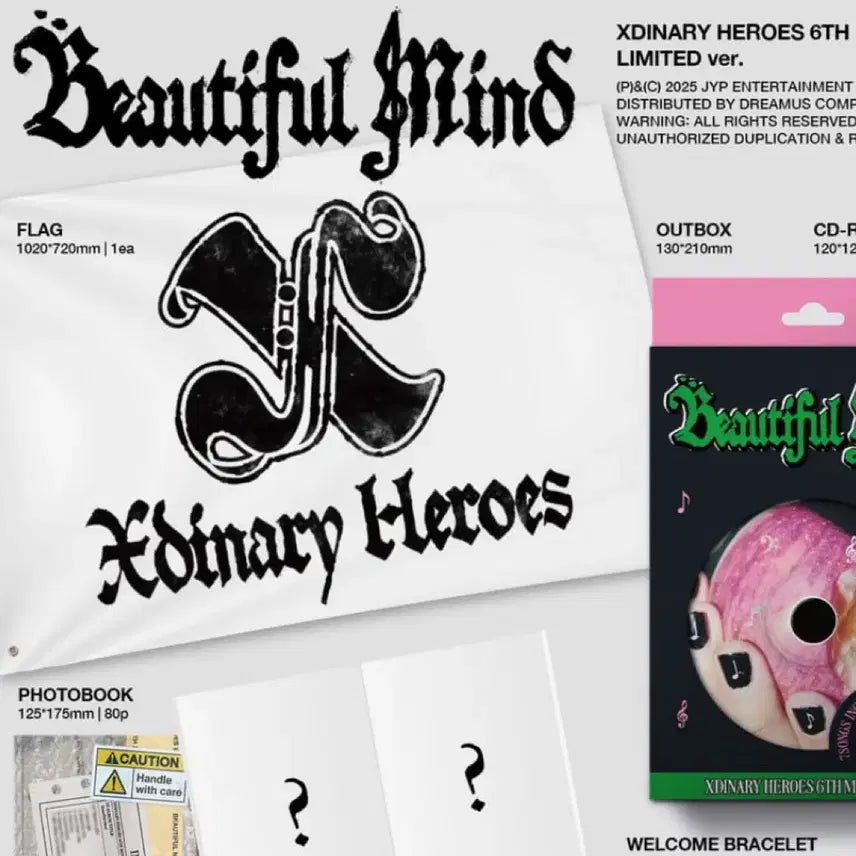 [BUNJANG] Xdinary Heroes Viewmaker First Press Flag / 엑디즈 엑스디너리히어로즈 뷰마 초도한정판 구성품중 깃발