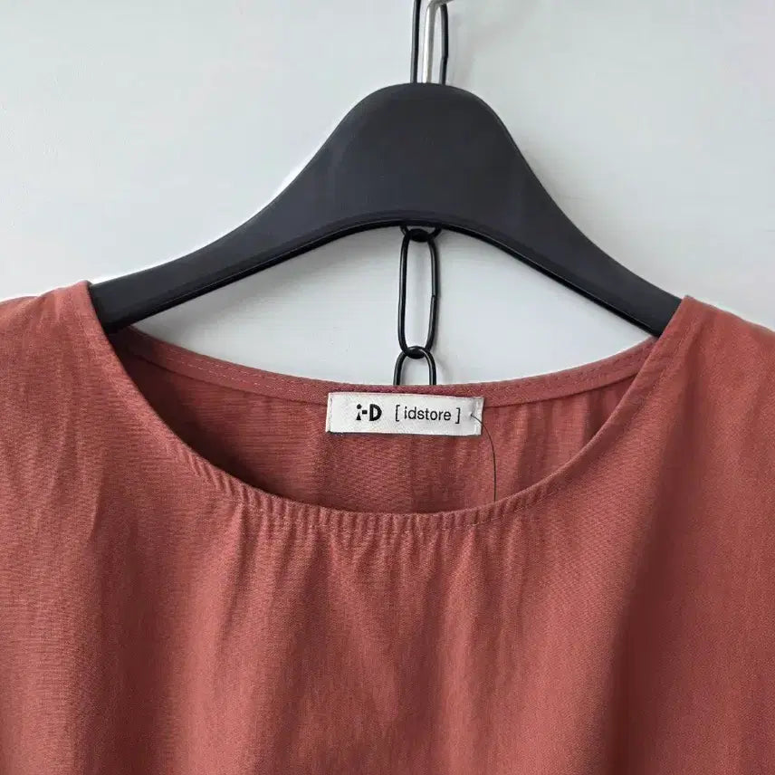 [BUNJANG] Brown String Blouse / 55-66)브라운 스트링 블라우스/새제품