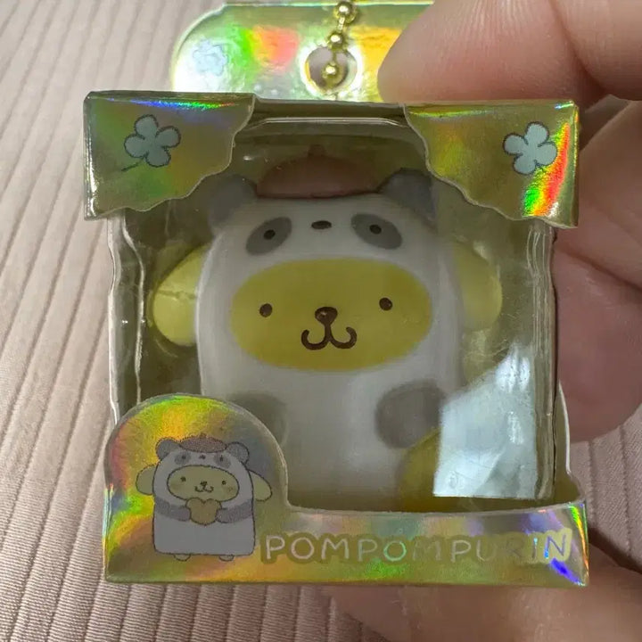 [BUNJANG] Sanrio Pompompurin Figure Keychain / 산리오콩알피규어키링(폼폼푸린)