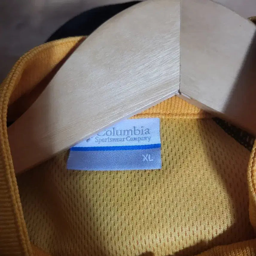 [BUNJANG] Columbia Fleece Half-Neck Long Sleeve Shirt XL / 컬럼비아 기모 하프넥 긴팔티 오렌지/블랙 xl