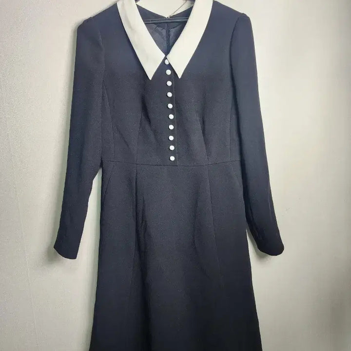 [BUNJANG] Jill Stuart Black Collar Dress / 질스튜어트 블랙 카라 원피스