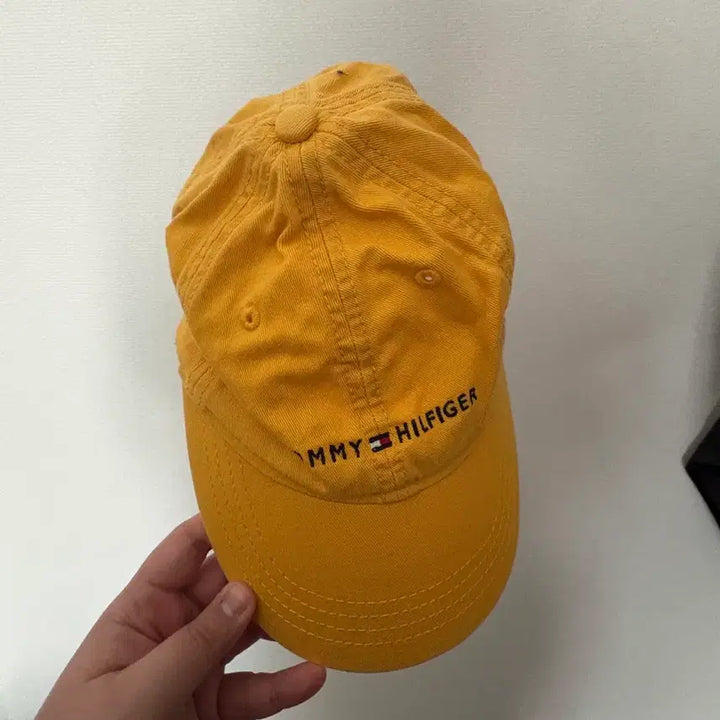 [BUNJANG] Tommy Hilfiger Yellow Ball Cap / 타미힐피거 볼캡모자