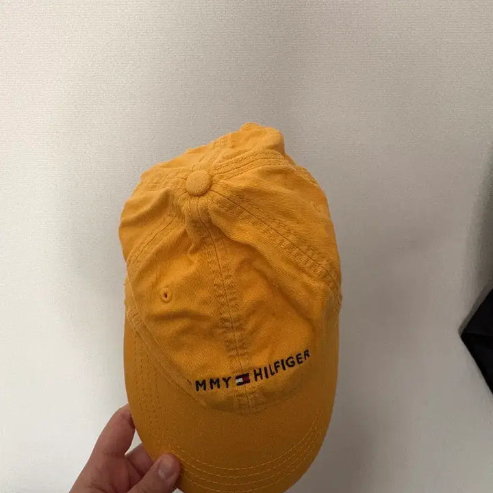 [BUNJANG] Tommy Hilfiger Yellow Ball Cap / 타미힐피거 볼캡모자