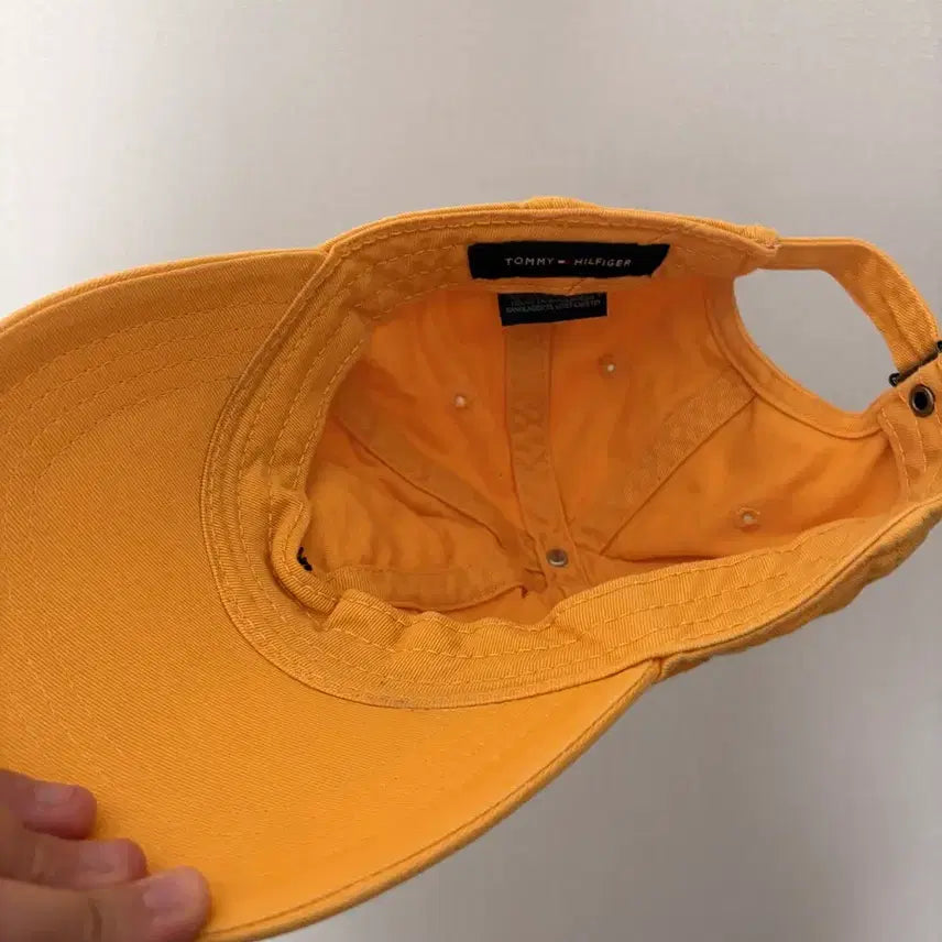 [BUNJANG] Tommy Hilfiger Yellow Ball Cap / 타미힐피거 볼캡모자