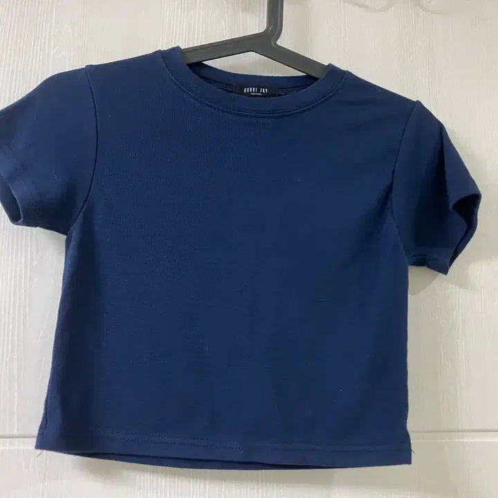 [BUNJANG] Bobojay Navy Short Sleeve T-shirt / 보보이제이 네이비 반팔 티셔츠