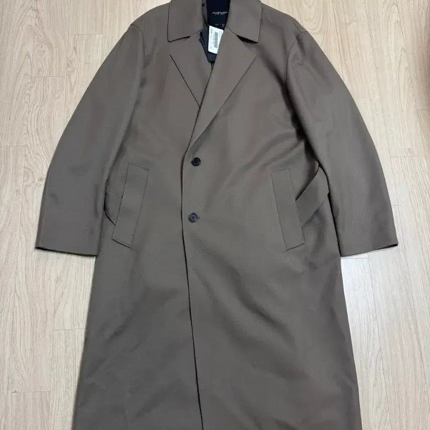 [BUNJANG] Jill Stuart New York Wool Blend Belted Trench Coat / 질스튜어트뉴욕 울 트윌 벨티드 싱글 트렌치 코트 L 105 정가 84만원