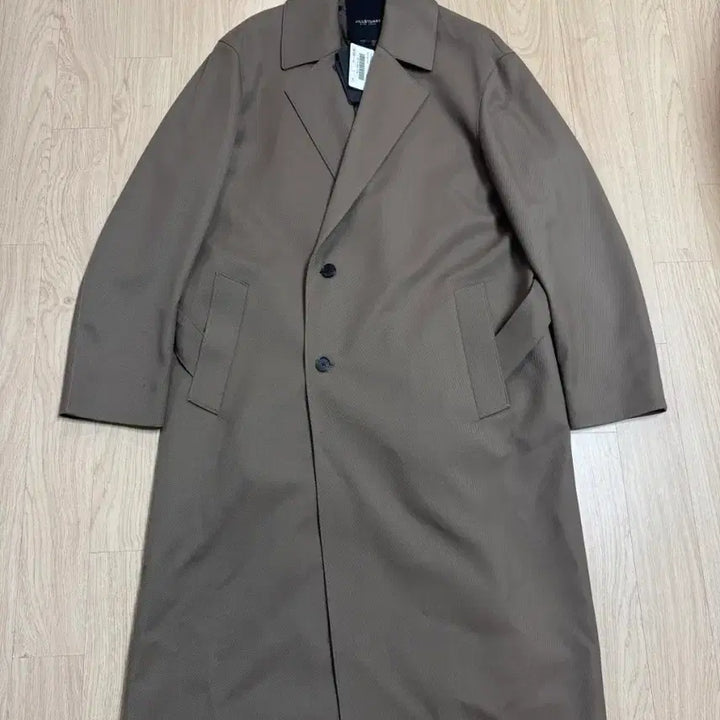 [BUNJANG] Jill Stuart New York Wool Blend Belted Trench Coat / 질스튜어트뉴욕 울 트윌 벨티드 싱글 트렌치 코트 L 105 정가 84만원