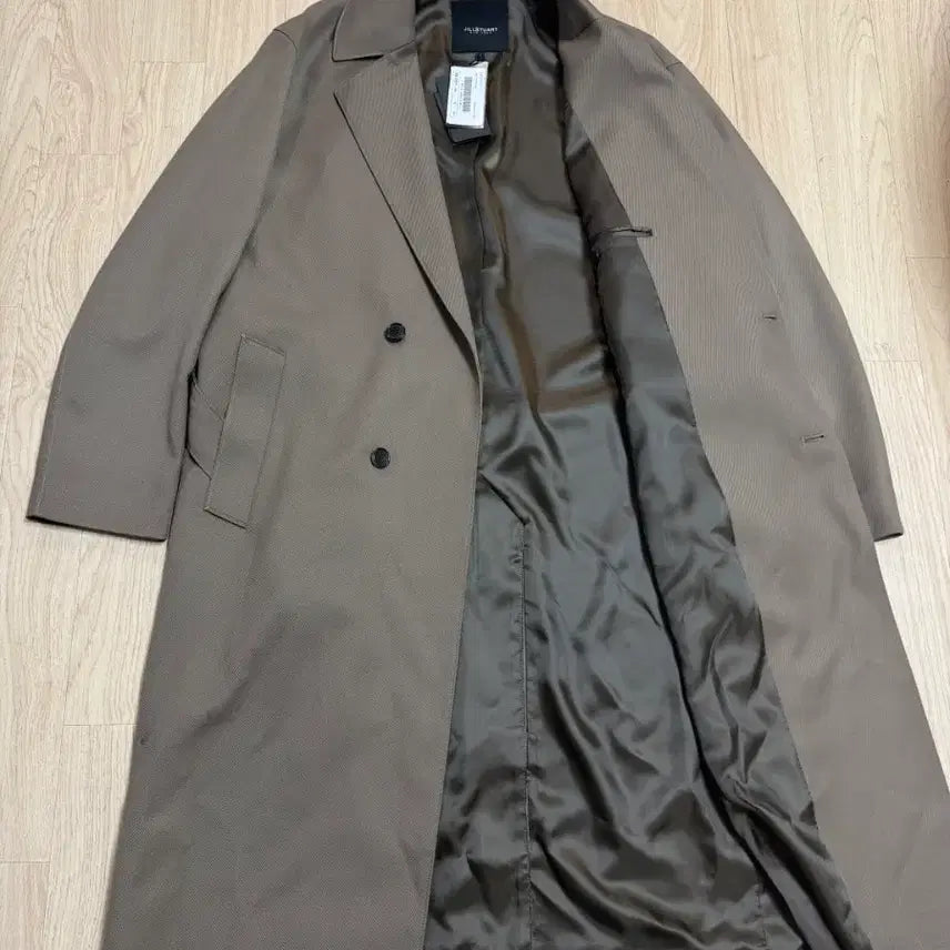 [BUNJANG] Jill Stuart New York Wool Blend Belted Trench Coat / 질스튜어트뉴욕 울 트윌 벨티드 싱글 트렌치 코트 L 105 정가 84만원