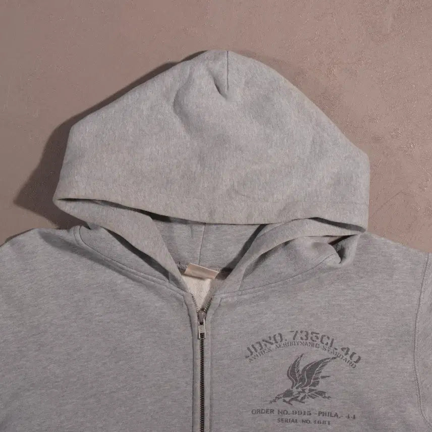[BUNJANG] Avirex Japan Printed Hoodie Zip-up / 아비렉스 재팬 프린팅 후드집업 C235