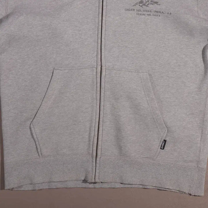 [BUNJANG] Avirex Japan Printed Hoodie Zip-up / 아비렉스 재팬 프린팅 후드집업 C235