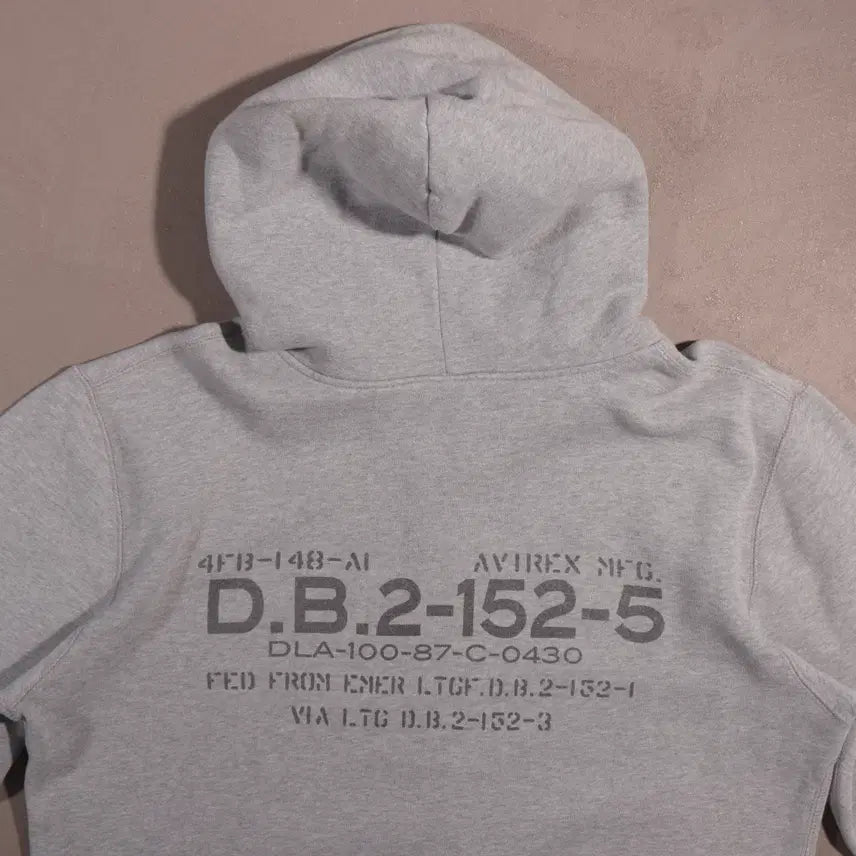 [BUNJANG] Avirex Japan Printed Hoodie Zip-up / 아비렉스 재팬 프린팅 후드집업 C235