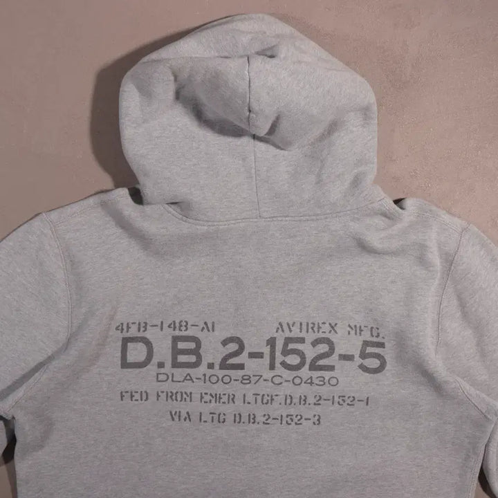 [BUNJANG] Avirex Japan Printed Hoodie Zip-up / 아비렉스 재팬 프린팅 후드집업 C235