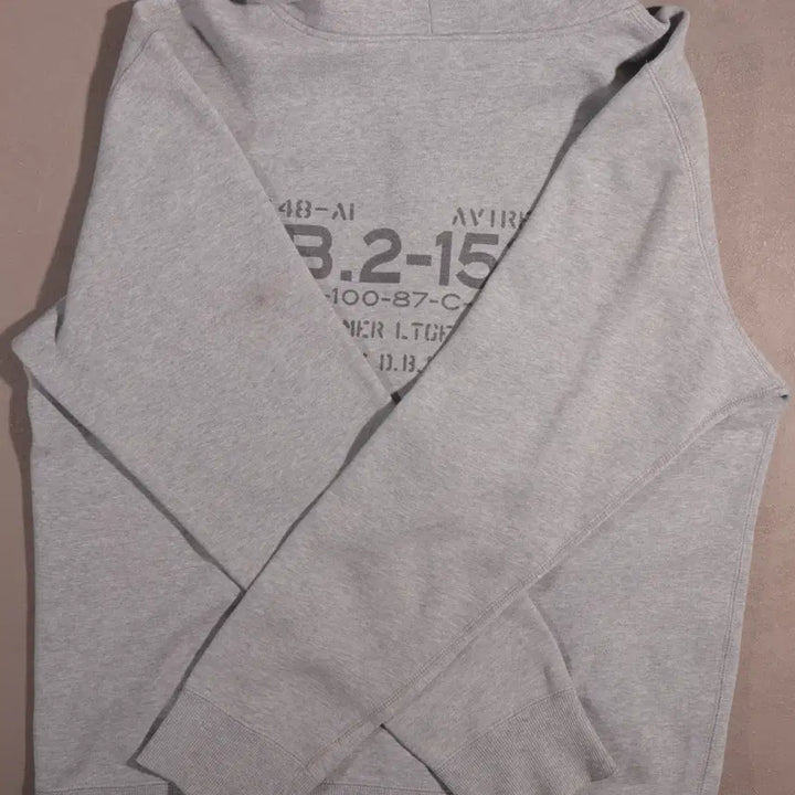 [BUNJANG] Avirex Japan Printed Hoodie Zip-up / 아비렉스 재팬 프린팅 후드집업 C235